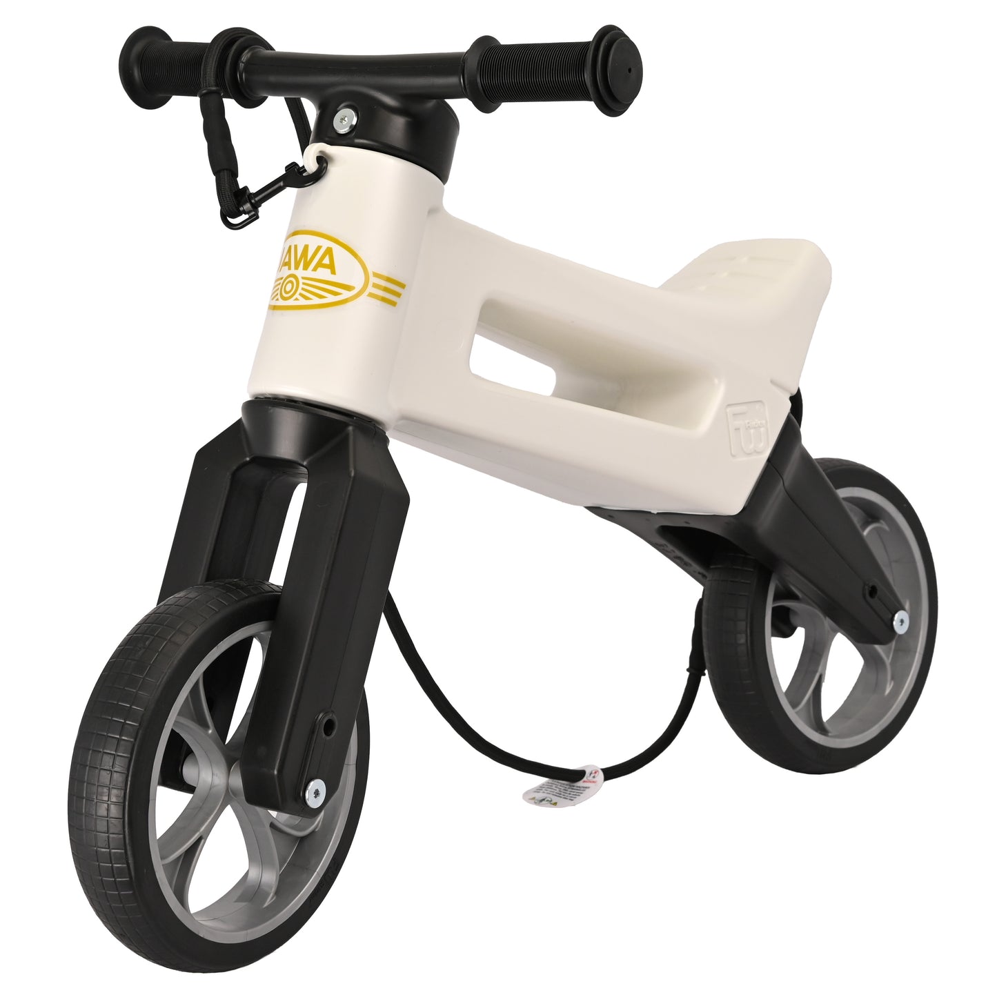 Odrážedlo FUNNY WHEELS Rider SuperSport 2v1 – Edice JAWA s popruhem a tichými koly