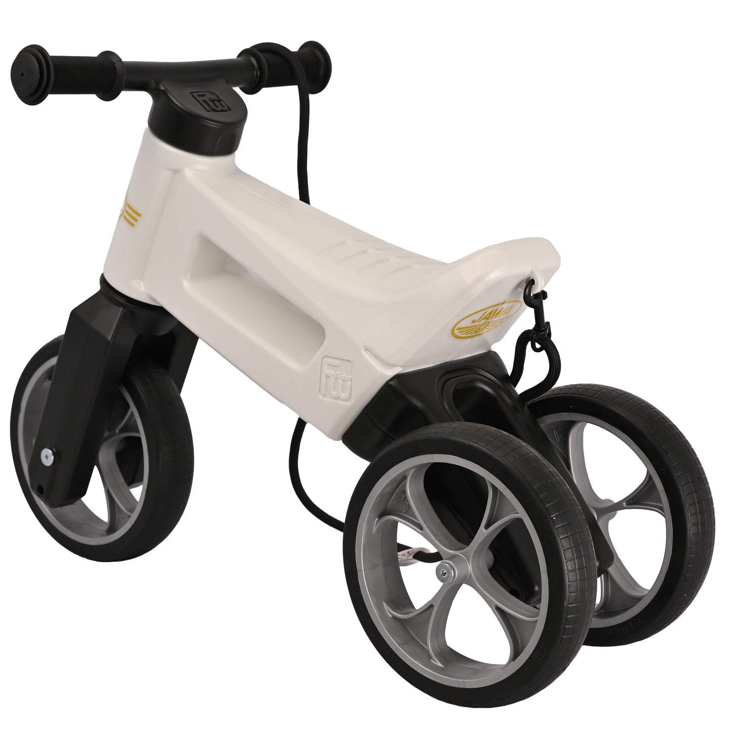 Odrážedlo FUNNY WHEELS Rider SuperSport 2v1 – Edice JAWA s popruhem a tichými koly