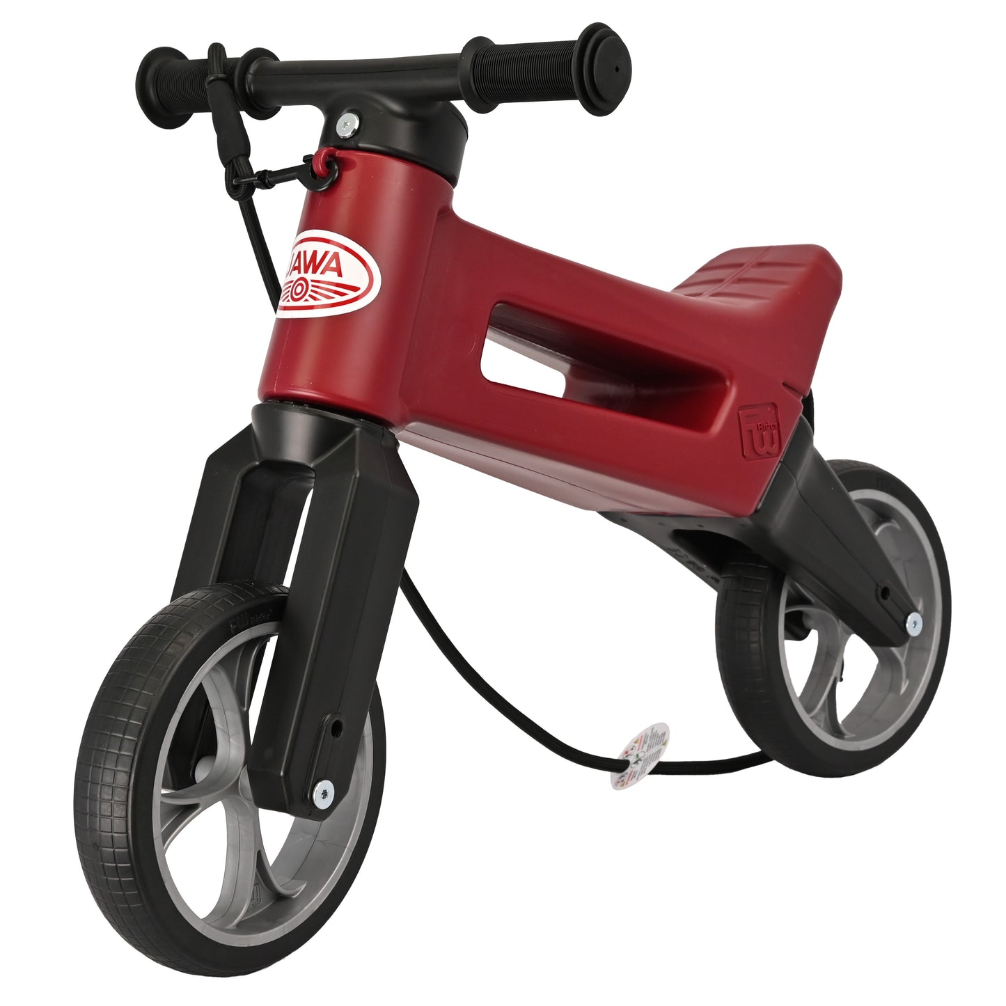 Odrážedlo FUNNY WHEELS Rider SuperSport 2v1 – Edice JAWA s popruhem a tichými koly