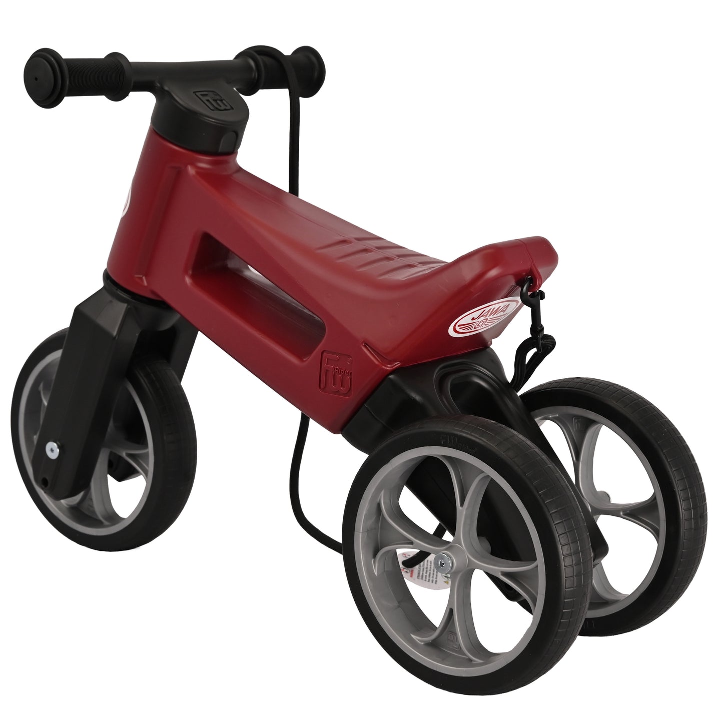 Odrážedlo FUNNY WHEELS Rider SuperSport 2v1 – Edice JAWA s popruhem a tichými koly
