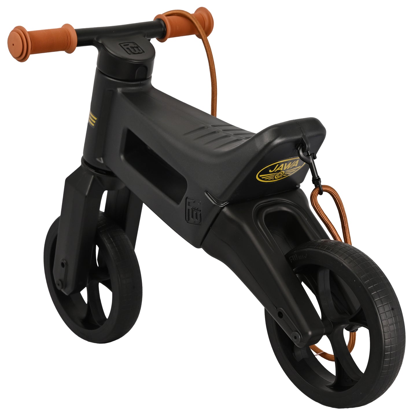 Odrážedlo FUNNY WHEELS Rider SuperSport 2v1 – Edice JAWA s popruhem a tichými koly