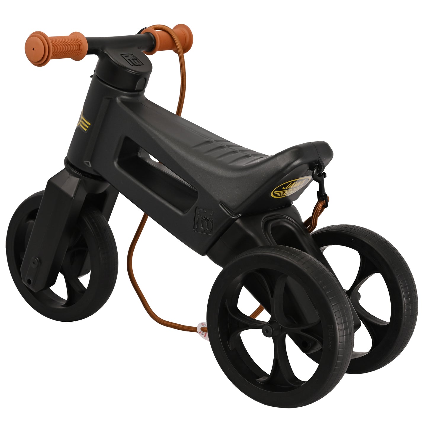 Odrážedlo FUNNY WHEELS Rider SuperSport 2v1 – Edice JAWA s popruhem a tichými koly