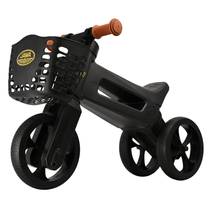 Odrážedlo FUNNY WHEELS Rider SuperSport 2v1 – Edice JAWA s popruhem a tichými koly