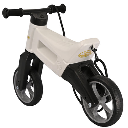 Odrážedlo FUNNY WHEELS Rider SuperSport 2v1 – Edice JAWA s popruhem a tichými koly