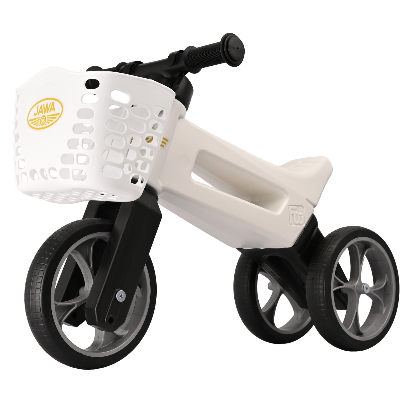 Odrážedlo FUNNY WHEELS Rider SuperSport 2v1 – Edice JAWA s popruhem a tichými koly