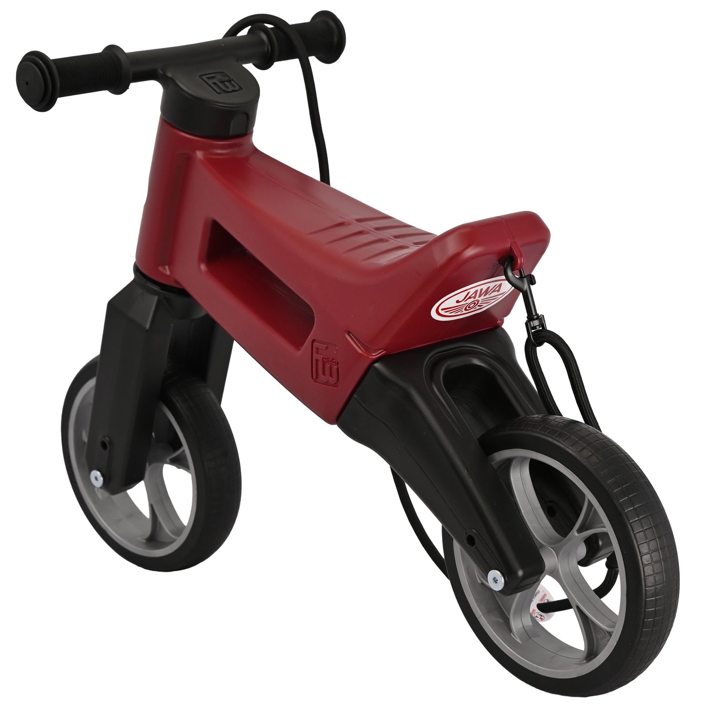 Odrážedlo FUNNY WHEELS Rider SuperSport 2v1 – Edice JAWA s popruhem a tichými koly