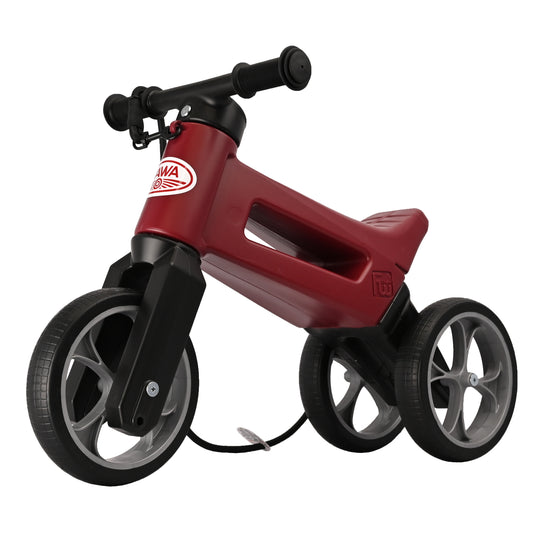 Odrážedlo FUNNY WHEELS Rider SuperSport 2v1 – Edice JAWA s popruhem a tichými koly