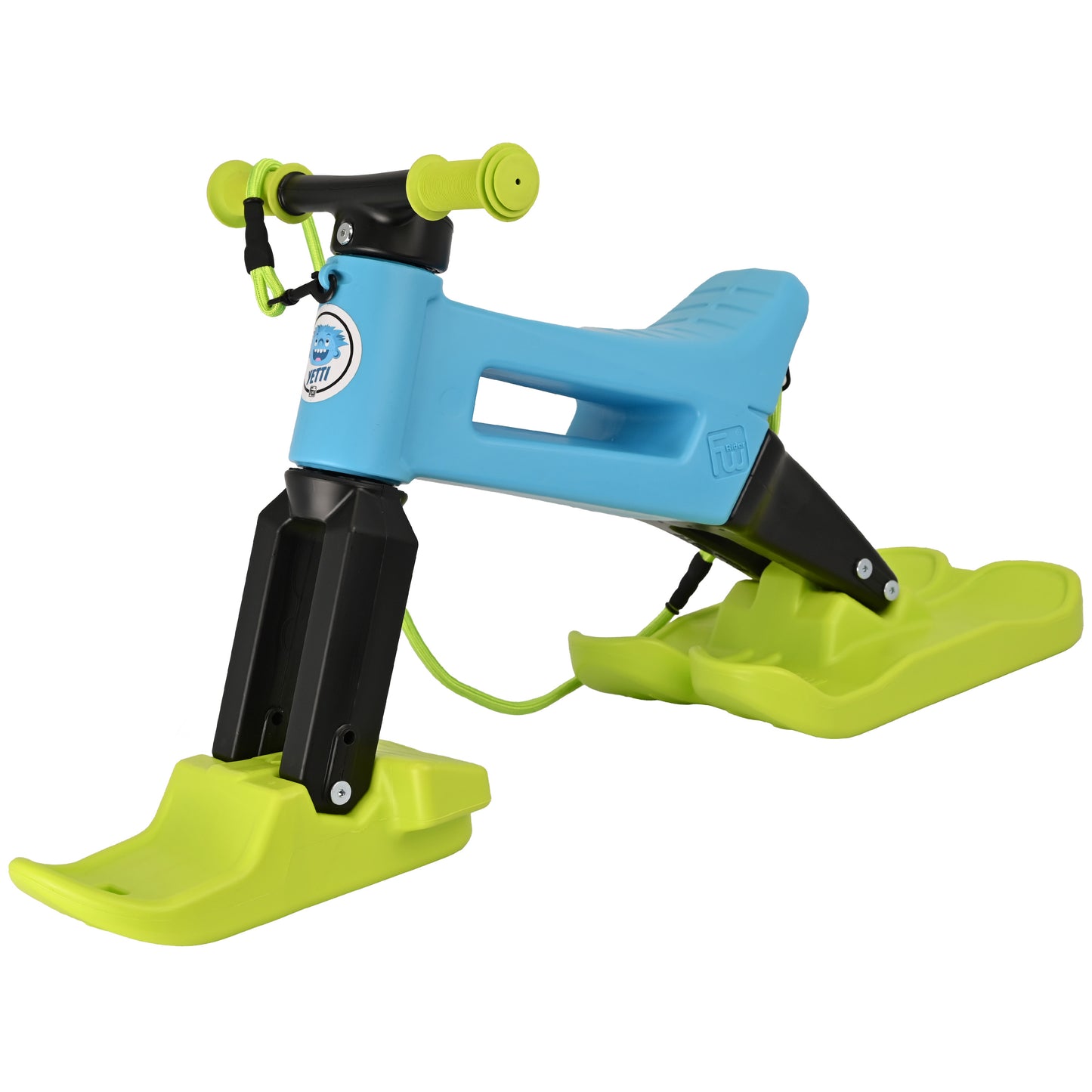 Odrážedlo FUNNY WHEELS Rider SuperSport YETTI 3v1 s popruhem, lyžemi a tichými koly