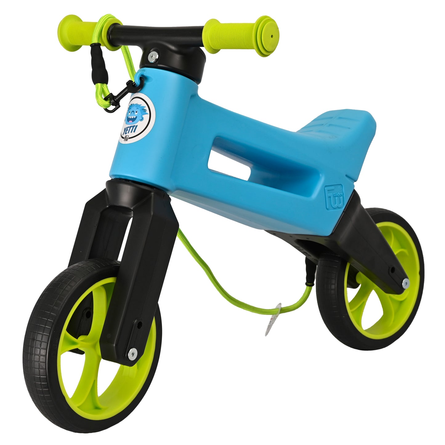 Odrážedlo FUNNY WHEELS Rider SuperSport YETTI 3v1 s popruhem, lyžemi a tichými koly