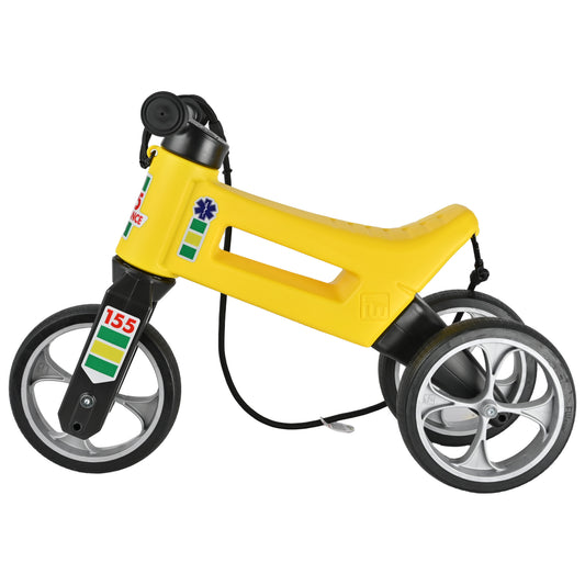 Odrážedlo FUNNY WHEELS Rider SuperSport 2v1 – Záchranná služba s popruhem a tichými koly