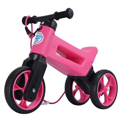 Odrážedlo FUNNY WHEELS Rider SuperSport YETTI 3v1 s popruhem, lyžemi a tichými koly