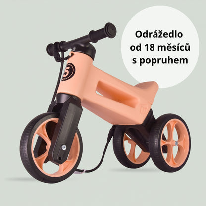 Dětské odrážedlo 2v1 FUNNY WHEELS Rider SuperSport s popruhem